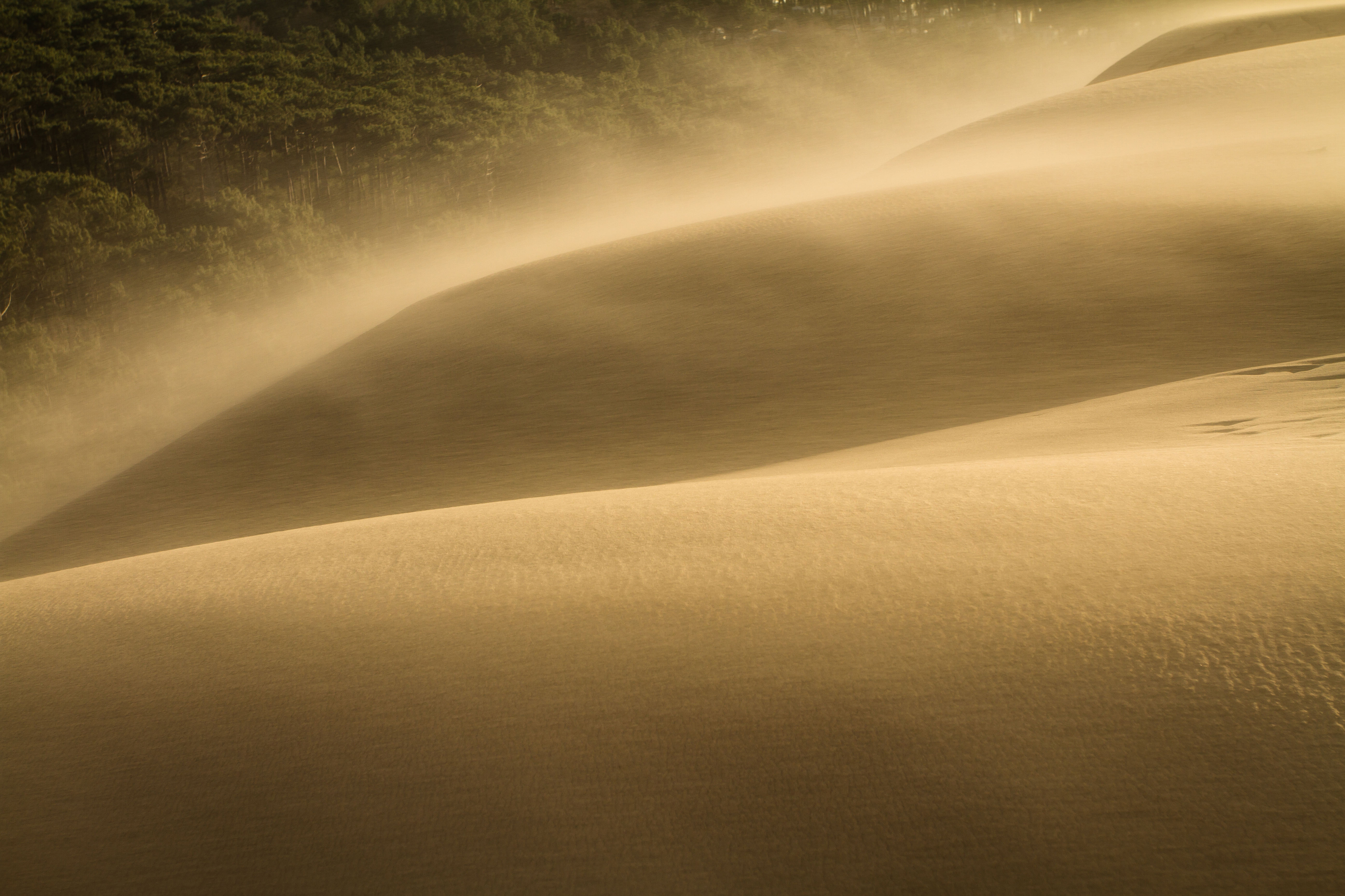 Tempête sur la dune du Pilat